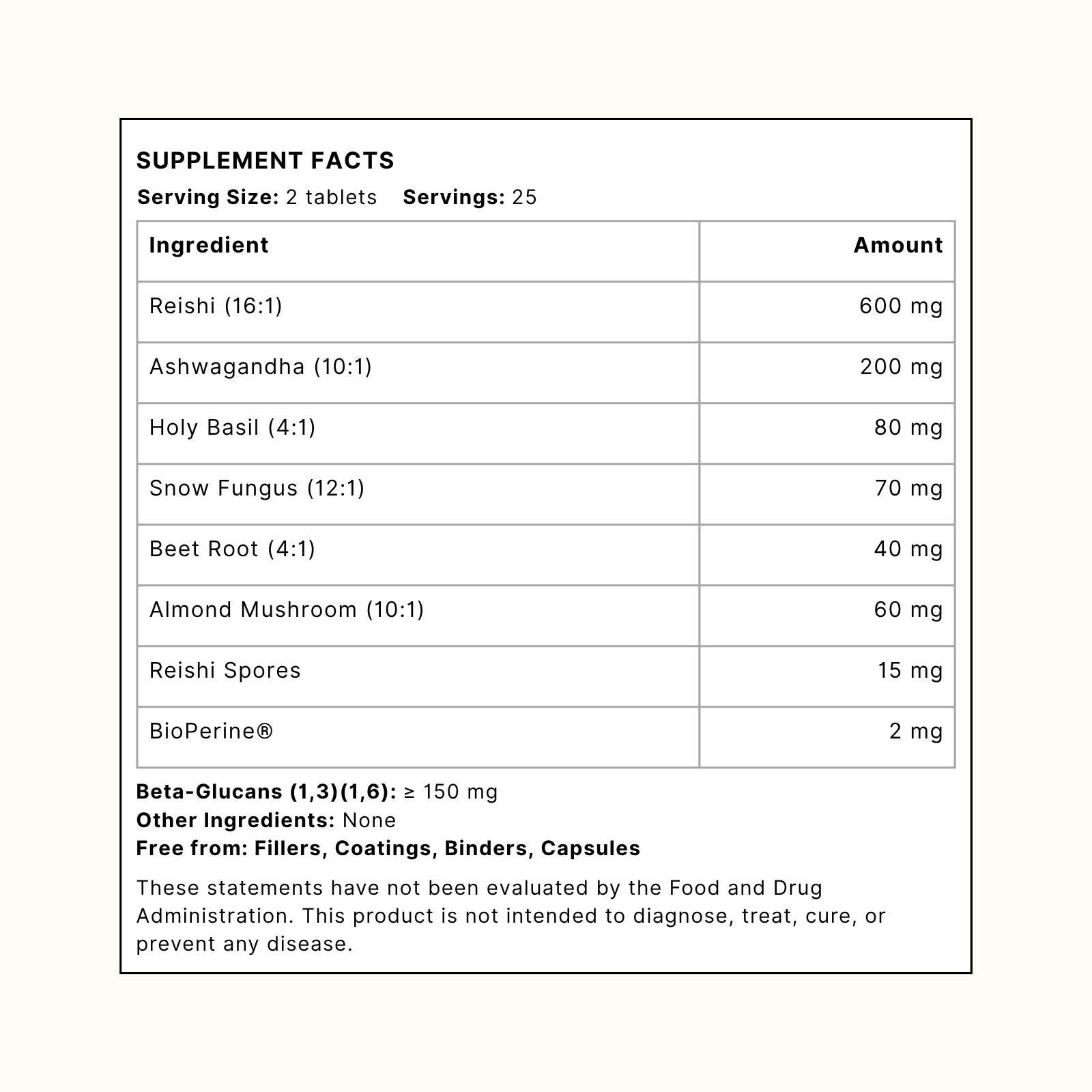 Calm Support - Reishi 16:1